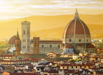 Fototapeta na wymiar View on Florence