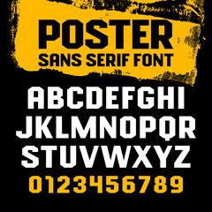 Poster font 001