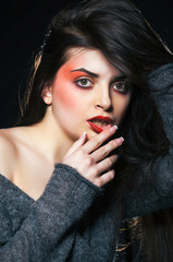 Fashion woman portrait