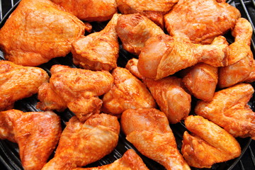 Hähnchen auf dem Grill