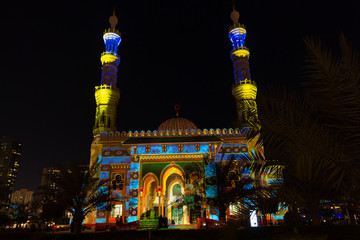 Naklejka premium Sharjah Mosque Festival