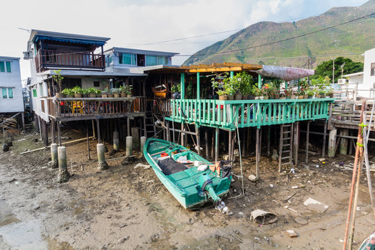 Tai O fishing village Lantau Island Hong Kong