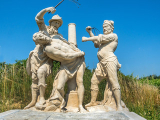 Fototapeta premium Österreich, Niederösterreich, Retz. Kalvarienberg