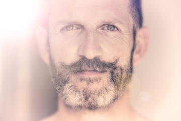 portrait of handsome man with beard