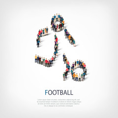 people sports football vector