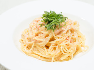 たらこクリームパスタ