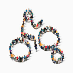 people sports enduro vector