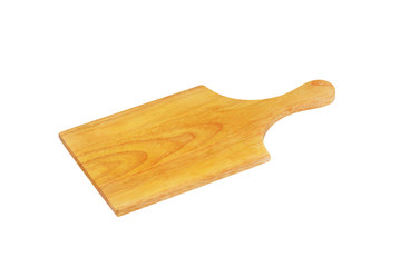 Wooden paddle cutting board