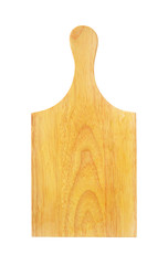 Wooden paddle cutting board