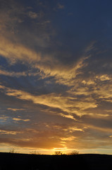 Fototapeta premium wieczorne niebo