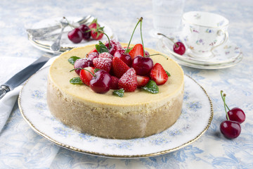 Cheesecake mit Früchten