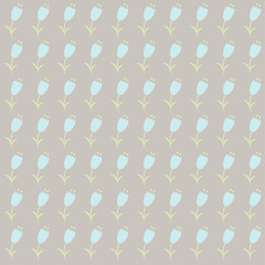 Vector flower pattern background.