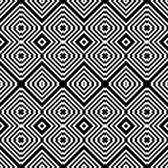 Design seamless monochrome geometric pattern
