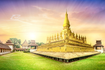 Wat Phra That Luang Vientiane Lao