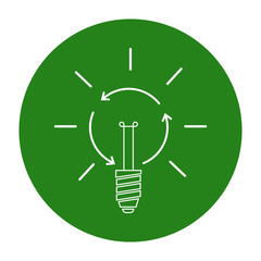 Green energy simple vector icons.