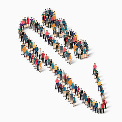 people sports bobsled vector