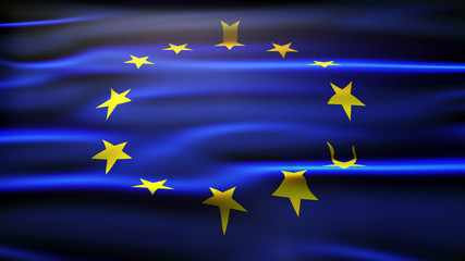 European union flag.