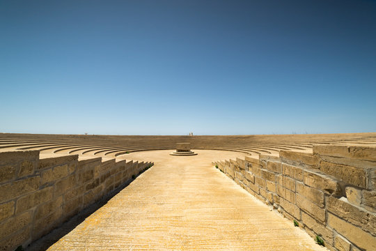 The Way of the Cross
Large amphitheater at the top of  a hill next to Ta Pinu