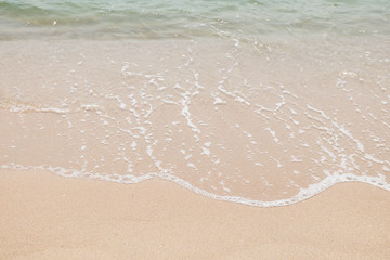 Crystal clear sea water