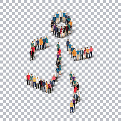 people sports running vector