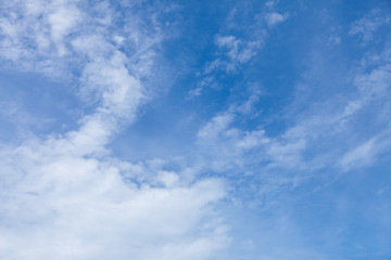 Blue sky with clouds background,  Beautiful clouds in the sky