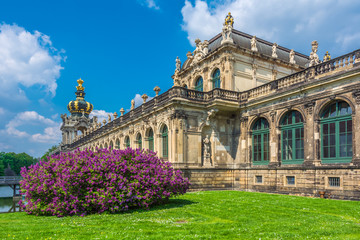 Fototapeta na wymiar The famous Zwinger in Dresden, Germany