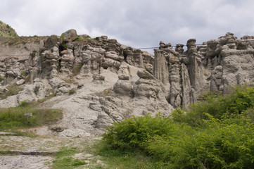 Fototapeta na wymiar Valley of stone dolls, Kuklica, Macedonia
