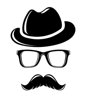 Hipster disguise set