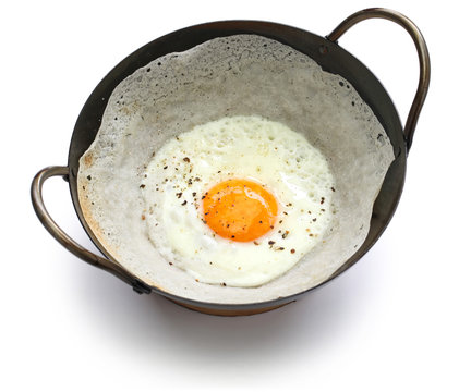 sri lankan egg hopper, bittara aappa Stock-Foto | Adobe Stock
