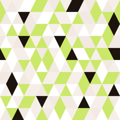 Seamless colorful abstract triangles pattern.