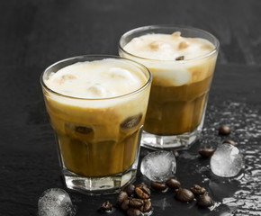 Iced coffee drinks