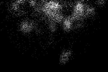 Vintage gravel texture, easily add grungy aged distress retro look to your work. White sparkles or glitter blow on black.