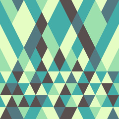 Seamless colorful abstract triangles pattern.