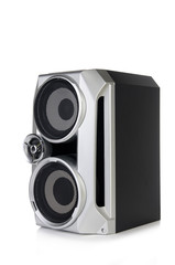 Obraz premium Sound audio speaker isolated on white background