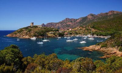 Fototapeta premium Girolata - Corsica (France)