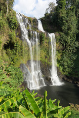 "Tad Yueng" waterfall in Champasak, Laos