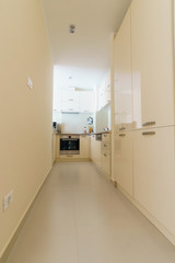 Interior of a guest house kitchen
