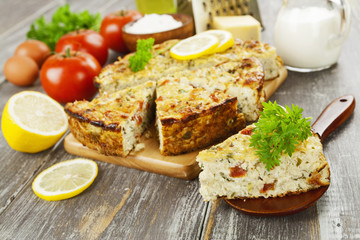 Homemade fish pie