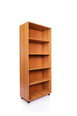 Office cabinet shelf isolated on white background