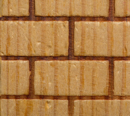 Wooden brick texture