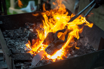 heating a metal workpiece