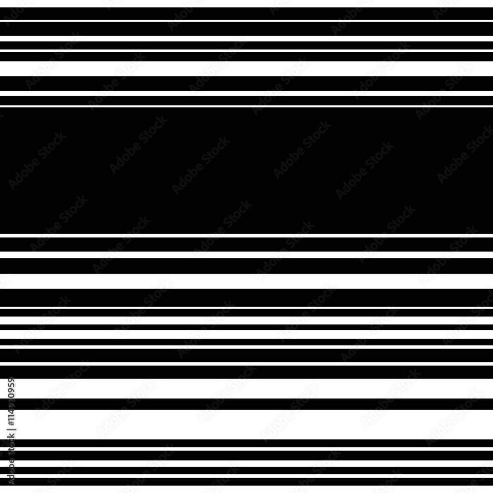 Poster horizontal straight parallel lines. abstract monochrome seamless