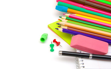 Fototapeta premium School stationery