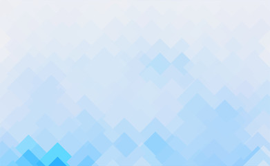 Abstract polygonal blue squares
