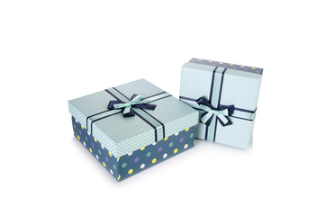 Giftboxes isolated on the white background