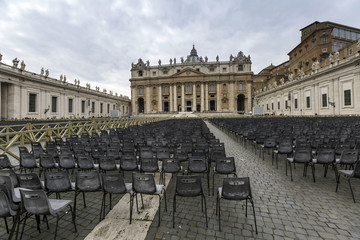 Naklejka premium Città del Vaticano - Piazza San Pietro