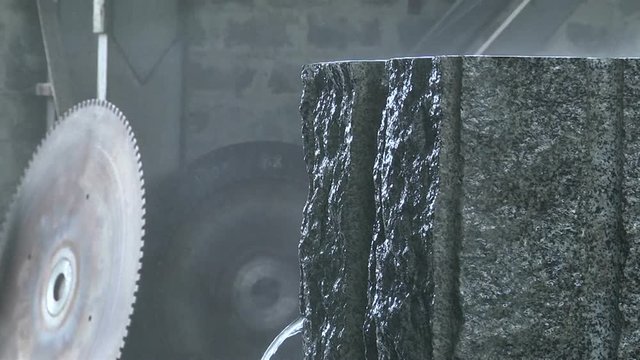 Granite stone cut saw