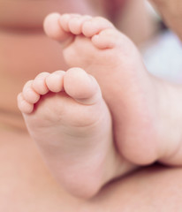 Picture of little baby feet.