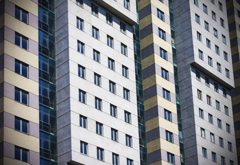 Wall of multistorey residential building