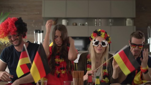 German Soccer Fans Very Sad
